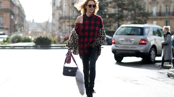 Paris Fashion Week AW16 Street Style Day 2: Doing denim right