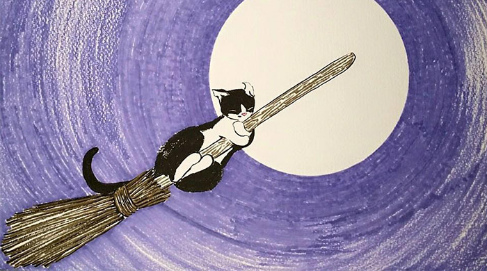 Artist Poesy Liang tells us how she juggles between cats, work and fame