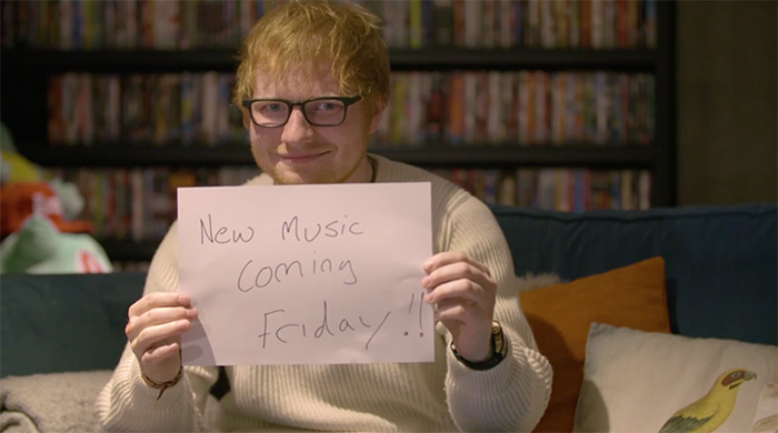 Ed Sheeran is back on the Internet – with good news for fans