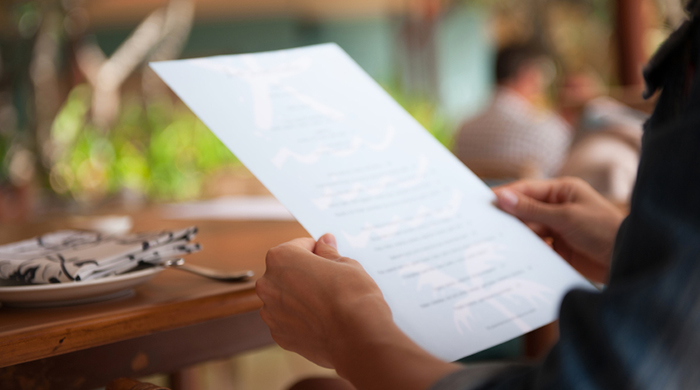 Menu Writing: Separating the Wheat from the Chaff