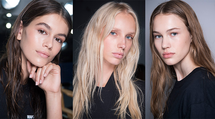 How to get effortless ‘lived-in’ hair spotted at Alexander Wang SS18