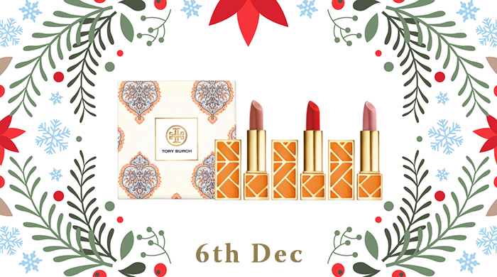 Beauty Advent Calendar: Tory Burch Lip Colour Set