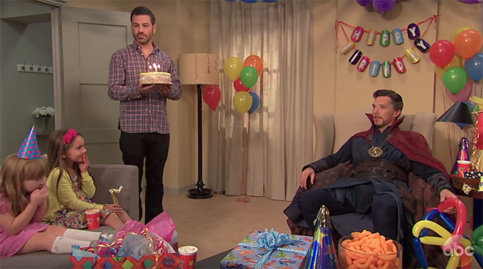 Watch: How Dr. Strange fared at a kid’s birthday party