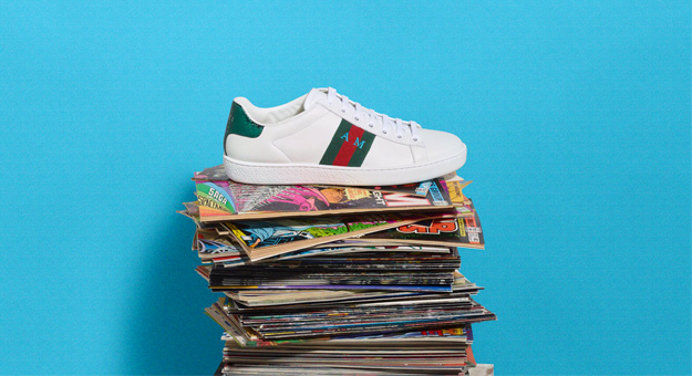 You can personalise your Gucci Ace sneakers now on MyTheresa.com