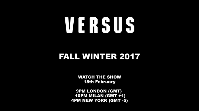 Watch the Versus Versace AW17 livestream here