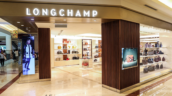 The Longchamp boutique at Suria KLCC is now open