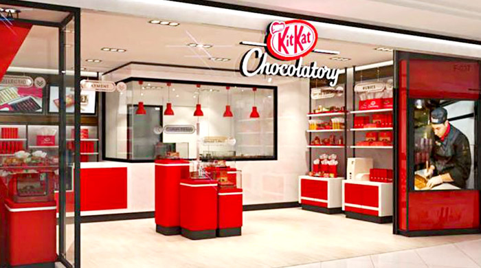 The KitKat Chocolatory is in Malaysia but for a limited time only