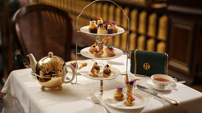 Available now: Tory Burch and TWG Tea’s high tea set