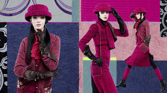 Get your fill of tweed suits and graphic cats from Chanel Autumn/Winter 2016