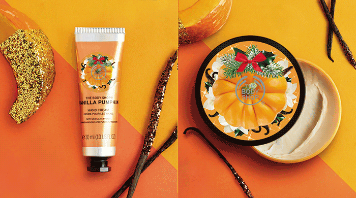 Trick or (beauty) treat with a dash of vanilla pumpkin