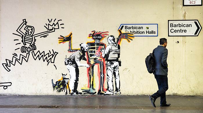 Why Banksy painted new murals at the Barbican