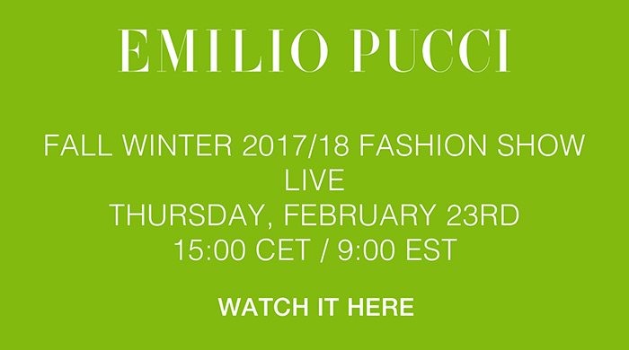 Watch the Emilio Pucci AW17 livestream here