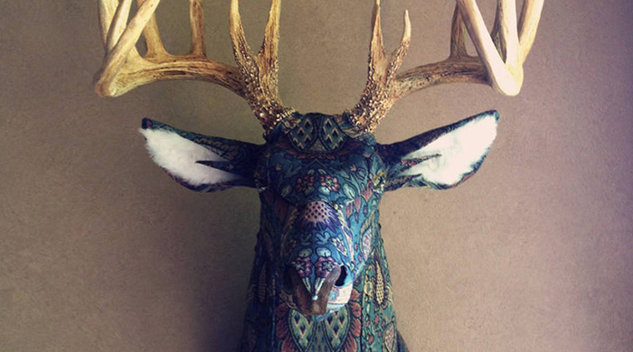 This faux taxidermy is both terrifying and brilliant