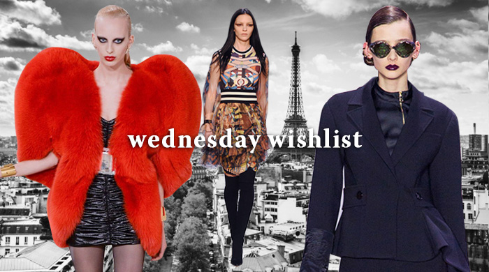 #WednesdayWishlist: Paris Fashion Week AW16