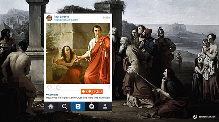 What would it be like if Renaissance painters had Instagram?