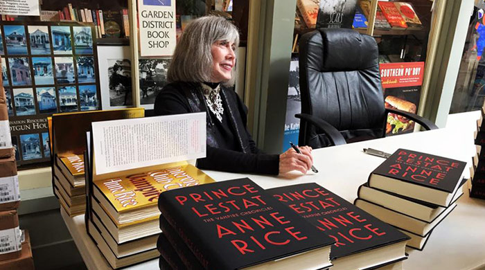 Anne Rice to turn ‘Vampire Chronicles’ books to TV series