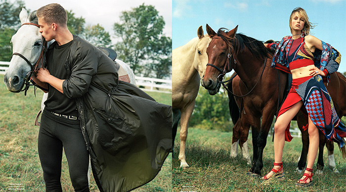 Versace ventures to the Kentucky countryside for its Spring 2017 campaign