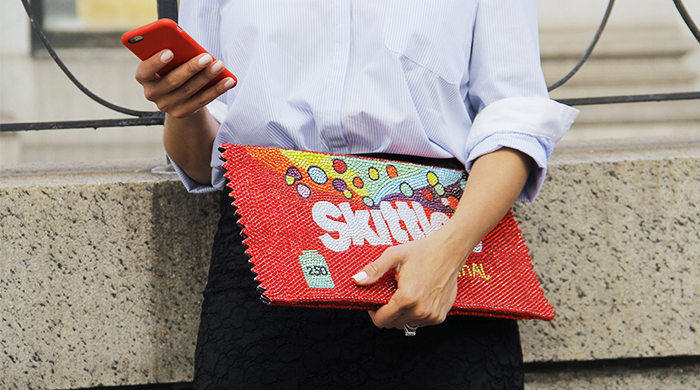 NYFW SS16 Street Style: Standout statement bags