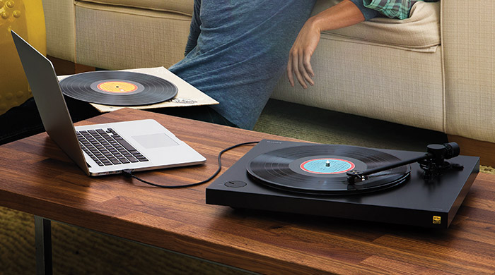 Vinyl record fans will appreciate Sony’s new premium turntable