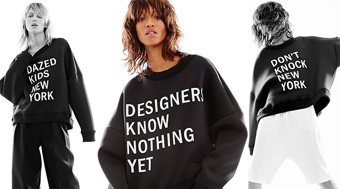 It’s time: The exclusive DKNY sweatshirt capsule collection has finally launched