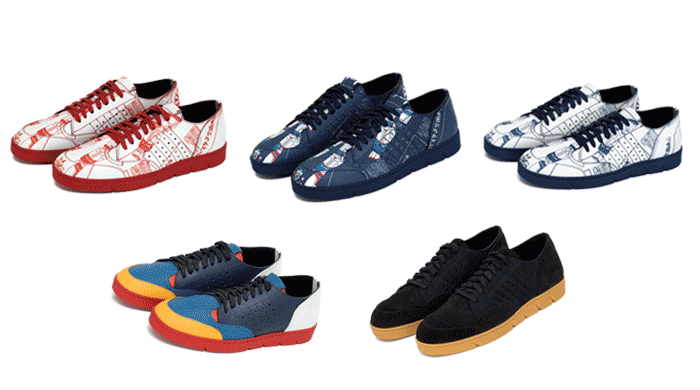Loewe kicks off its sneaker collection with a space-inspired range