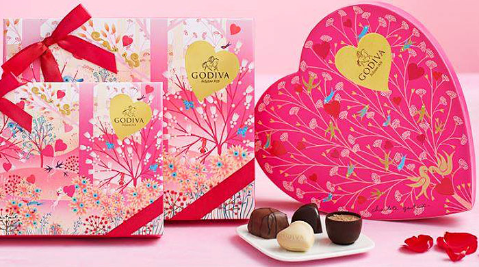Godiva’s limited edition Valentine’s Day chocolates are a perfect gift