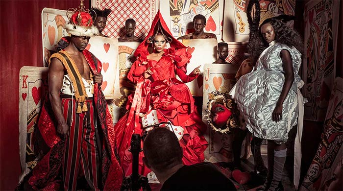 A star-studded all-black cast features in the 2018 Pirelli Calendar