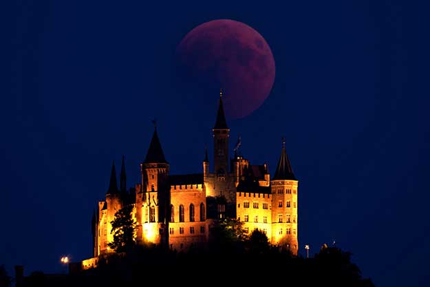 In pictures: The ‘blood moon’ as the world saw it