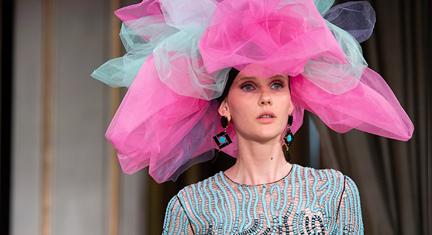 The weird and the wonderful: All the enchanting masks and headpieces at Paris Haute Couture AW18