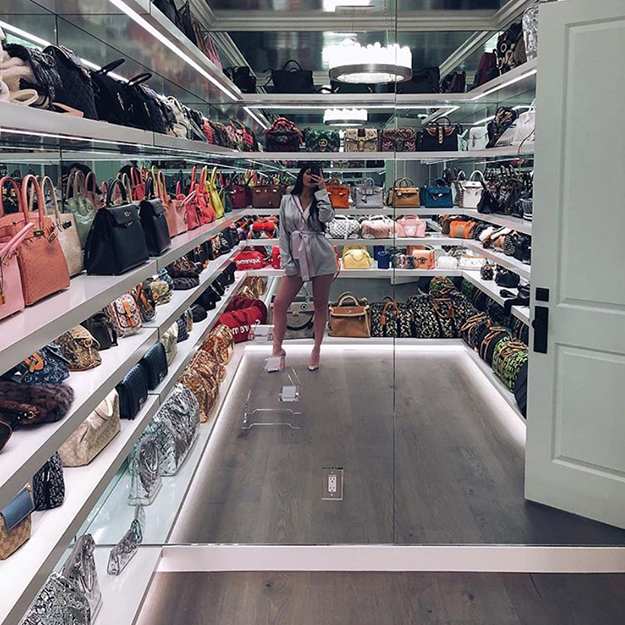 Watch now: Kylie Jenner’s bag closet tour
