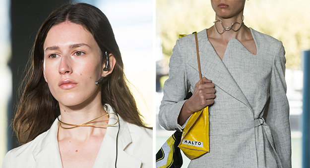 The best of PFW SS19 day 3: Aalto’s slim metallic chokers