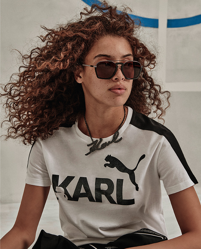 Karl Lagerfeld releases an athleisure collection with Puma