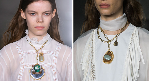 The best of PFW SS19 day 8: Giambattista Valli’s agate pendants