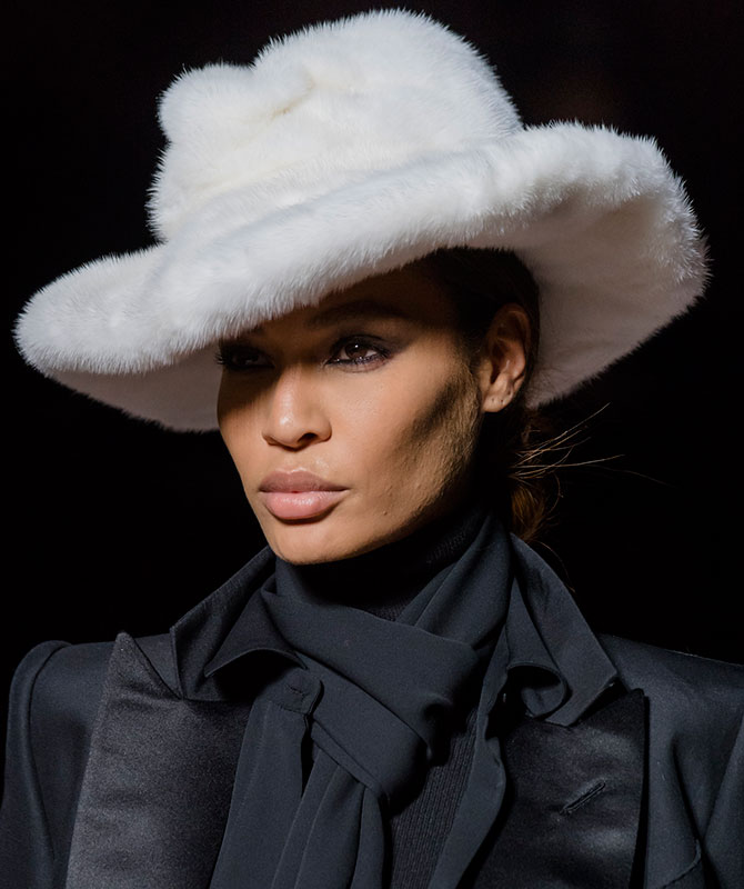 Accessory of the day: Tom Ford’s AW19 faux-fur fedoras