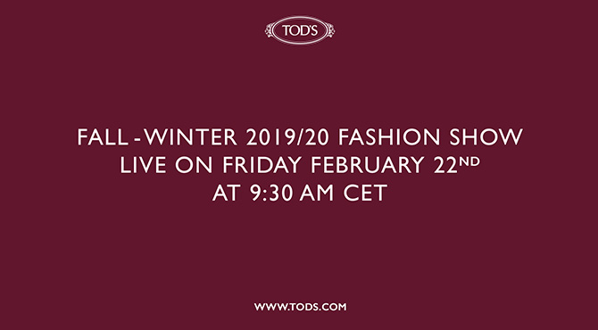 Watch the Tod’s AW19 livestream here