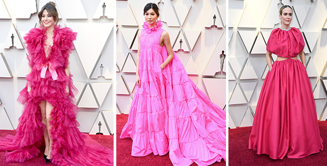 Pink was the colour of the night at the #Oscars2019 red carpet