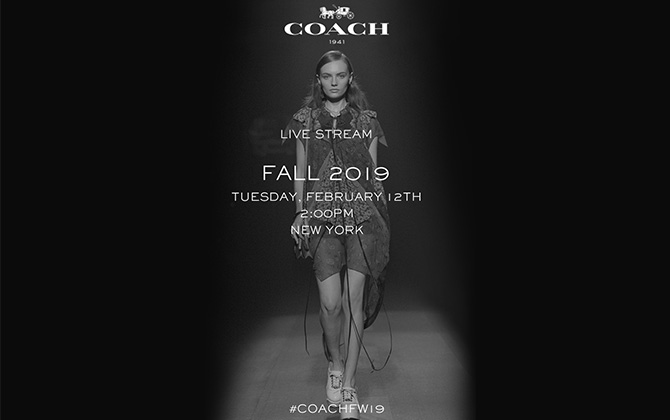 Watch the Coach AW19 livestream here