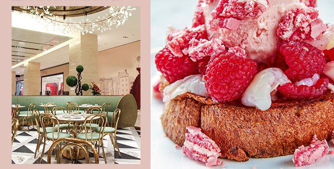 You’ll find much more than just macarons at the Ladurée tea salon