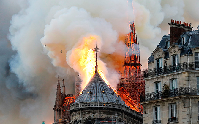 LVMH, Kering and L’Oreal pledge a total of €500 million to help rebuild the Notre-Dame cathedral