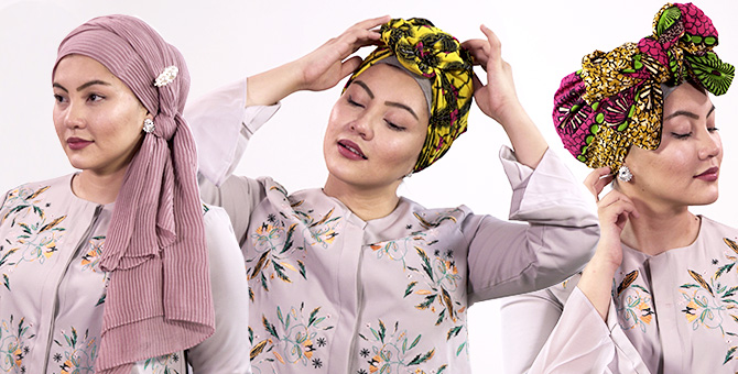 Learn 3 new ways to style your hijab with Nadia Norzuhdy