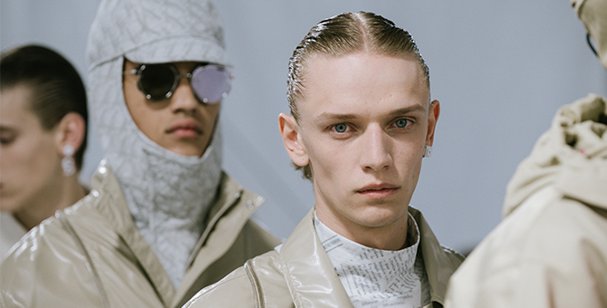 Healthy luminous skin reigned backstage at Dior Summer 2020 Men’s Collection