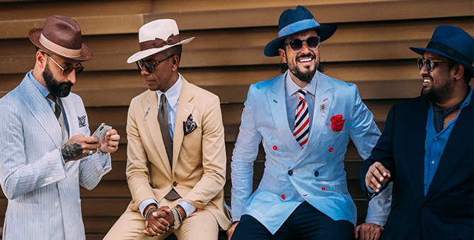 Hats off to these stylish toppers seen at Pitti Uomo SS20