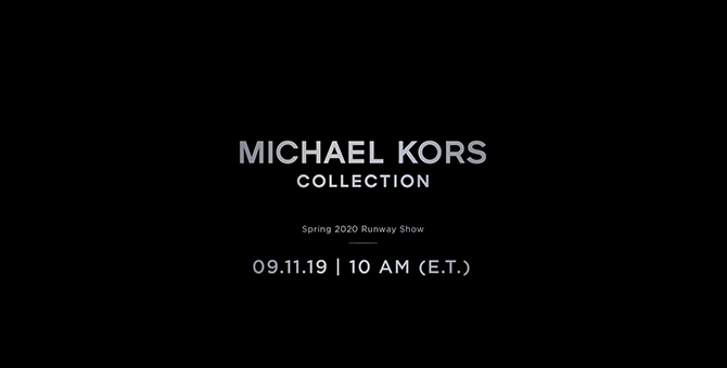 Watch the Michael Kors Collection SS20 livestream here