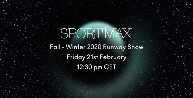 Watch the Sportmax AW20 livestream here