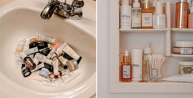 What to do at home: Spring clean your beauty cabinet