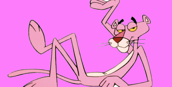 Are these the names of Pink Panther cartoons or paint colors?