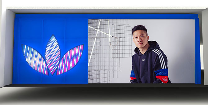 Malaysian light artist Jun Ong on landing the adidas Originals gig (and what it could have been)