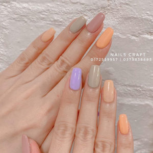 Pastel nail art trend