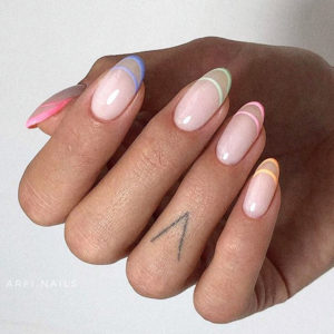 Pastel nail art trend