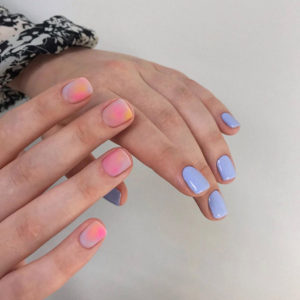 Pastel nail art trend